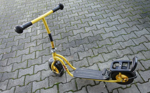 Puky roller gelb gebraucht - puky, roller,